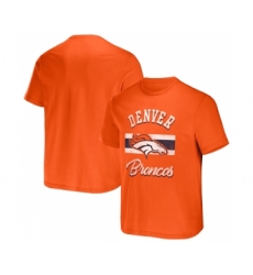 Men's Denver Broncos Orange x Darius Rucker Collection Stripe T-Shirt