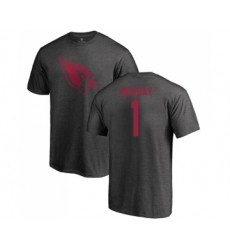 Football Arizona Cardinals #1 Kyler Murray Ash One Color T-Shirt