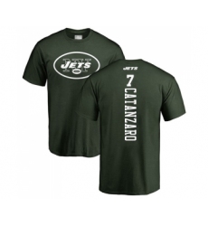 Football New York Jets #7 Chandler Catanzaro Green Backer T-Shirt
