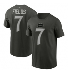 Men's New York Jets #7 Justin Fields Gotham Green 2025 Rivalries Collection Player Name & Number T-Shirt