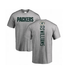 Football Green Bay Packers #22 Dexter Williams Ash One Color T-Shirt