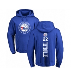 Basketball Philadelphia 76ers #22 Mattise Thybulle Royal Blue Backer Pullover Hoodie