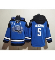 Men's Orlando Magic #5 Paolo Banchero Blue Ageless Must-Have Lace-Up Pullover Hoodie