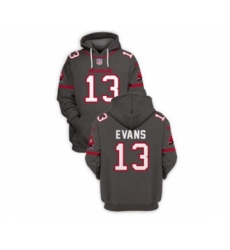 Men's Tampa Bay Buccaneers #13 Mike Evans 2021 Gray Pullover Football Hoodie