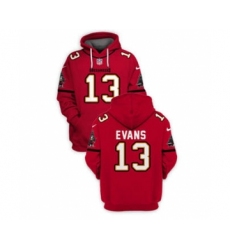 Men's Tampa Bay Buccaneers #13 Mike Evans 2021 Red Pullover Football Hoodie