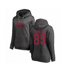 Football Women's Arizona Cardinals #89 Andy Isabella Ash One Color Pullover Hoodie
