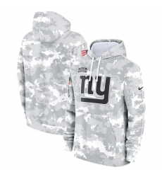 Men's New York Giants 2024 Arctic Camo Salute To Service Club Fleece Pullover Hoodie