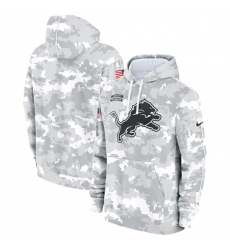 Men's Detroit Lions 2024 Arctic Camo Salute To Service Club Fleece Pullover Hoodie