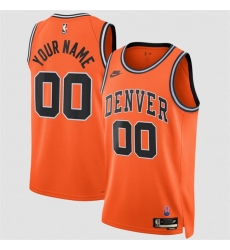 Men's Denver Nuggets Active Player Custom Orange 2026-27Classic Edition Stitched Basketball Jersey