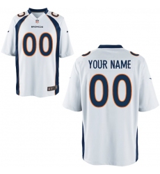 Nike Men's Denver Broncos Customized Game White Jersey
