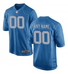 Men's Detroit Lions Nike Royal Custom Alternate Game Jersey