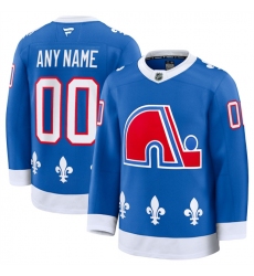 Men's Colorado Avalanche Custom Blue 2025 Alternate Stitched Jersey