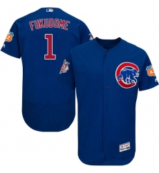 Men's Majestic Chicago Cubs #1 Kosuke Fukudome Royal Blue Alternate Flex Base Authentic Collection MLB Jersey