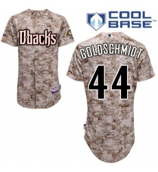 Men's Majestic Arizona Diamondbacks #44 Paul Goldschmidt Replica Camo Cool Base MLB Jersey