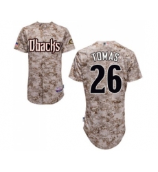 Men's Arizona Diamondbacks #26 Yasmany Tomas Replica Camo Cool Base Baseball Jersey