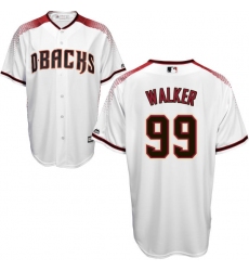 Men's Majestic Arizona Diamondbacks #99 Taijuan Walker Authentic White Home Cool Base MLB Jersey