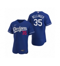 Men's Los Angeles Dodgers #35 Cody Bellinger Nike Royal Authentic 2020 Alternate Jersey