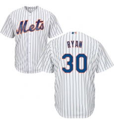 Youth Majestic New York Mets #30 Nolan Ryan Replica White Home Cool Base MLB Jersey