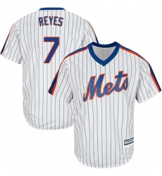 Youth Majestic New York Mets #7 Jose Reyes Authentic White Alternate Cool Base MLB Jersey