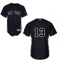 Men's Majestic New York Yankees #13 Alex Rodriguez Replica Black MLB Jersey