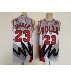 Men's Chicago Bulls #23 Michael Jordan Throwback basketball Jersey