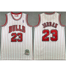 Men's Chicago Bulls #23 Michael Jordan White Stitched Basketball Jersey