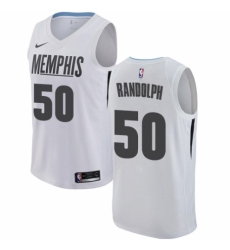 Women's Nike Memphis Grizzlies #50 Zach Randolph Swingman White NBA Jersey - City Edition