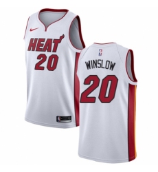 Women's Nike Miami Heat #20 Justise Winslow Swingman NBA Jersey - Association Edition
