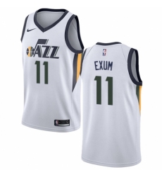 Men's Nike Utah Jazz #11 Dante Exum Swingman NBA Jersey - Association Edition