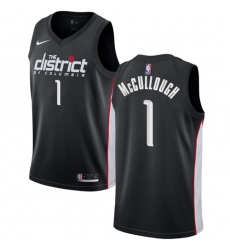 Women's Nike Washington Wizards #1 Chris McCullough Swingman Black NBA Jersey - City Edition