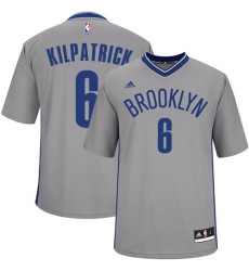 Men's Adidas Brooklyn Nets #6 Sean Kilpatrick Swingman Gray Alternate NBA Jersey