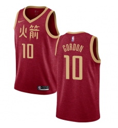 Youth Nike Houston Rockets #10 Eric Gordon Swingman Red NBA Jersey - 2018 19 City Edition