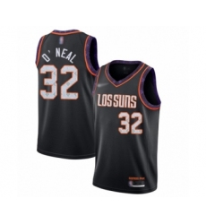 Men's Phoenix Suns #32 Shaquille O'Neal Swingman Black Basketball Jersey - 2019 20 City Edition