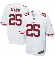 Men's Nike San Francisco 49ers #25 Jimmie Ward Game White NFL Jersey