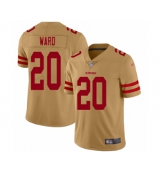 Youth San Francisco 49ers #20 Jimmie Ward Limited Gold Inverted Legend Football Jersey
