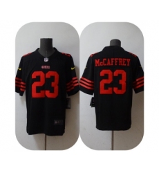 Men's San Francisco 49ers #23 Christian McCaffrey 2022 Black Vapor Untouchable Stitched Jersey