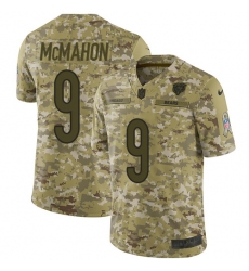 Youth Nike Chicago Bears #9 Jim McMahon Limited Camo 2018 Salute to Service NFL Jersey
