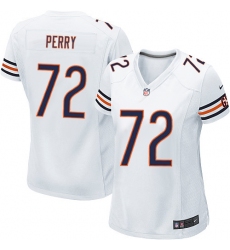 Women's Nike Chicago Bears #72 William Perry Game White NFL Jersey