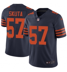 Men's Nike Chicago Bears #57 Dan Skuta Navy Blue Alternate Vapor Untouchable Limited Player NFL Jersey