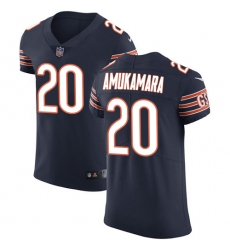 Men's Nike Chicago Bears #20 Prince Amukamara Navy Blue Team Color Vapor Untouchable Elite Player NFL Jersey