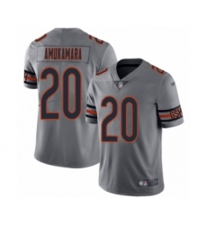 Women's Chicago Bears #20 Prince Amukamara Limited Silver Inverted Legend Football Jersey