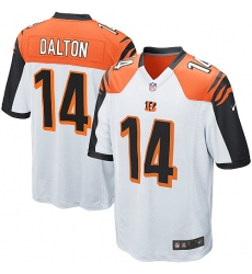 Youth Nike Cincinnati Bengals #14 Andy Dalton Game White NFL Jersey