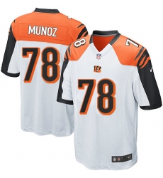 Men's Nike Cincinnati Bengals #78 Anthony Munoz Game White NFL Jersey
