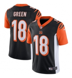 Men's Nike Cincinnati Bengals #18 A.J. Green Vapor Untouchable Limited Black Team Color NFL Jersey
