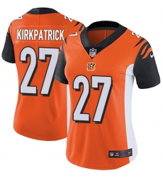 Women's Nike Cincinnati Bengals #27 Dre Kirkpatrick Elite Orange Alternate NFL Jersey