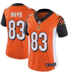 Women's Nike Cincinnati Bengals #83 Tyler Boyd Elite Orange Alternate NFL Jersey
