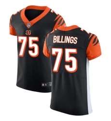 Men's Nike Cincinnati Bengals #75 Andrew Billings Black Team Color Vapor Untouchable Elite Player NFL Jersey