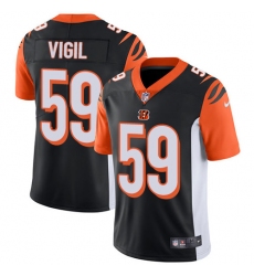 Men's Nike Cincinnati Bengals #59 Nick Vigil Vapor Untouchable Limited Black Team Color NFL Jersey
