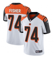 Youth Nike Cincinnati Bengals #74 Jake Fisher Elite White NFL Jersey