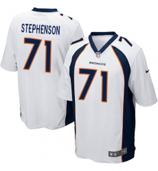 Men's Nike Denver Broncos #71 Donald Stephenson Game White NFL Jersey